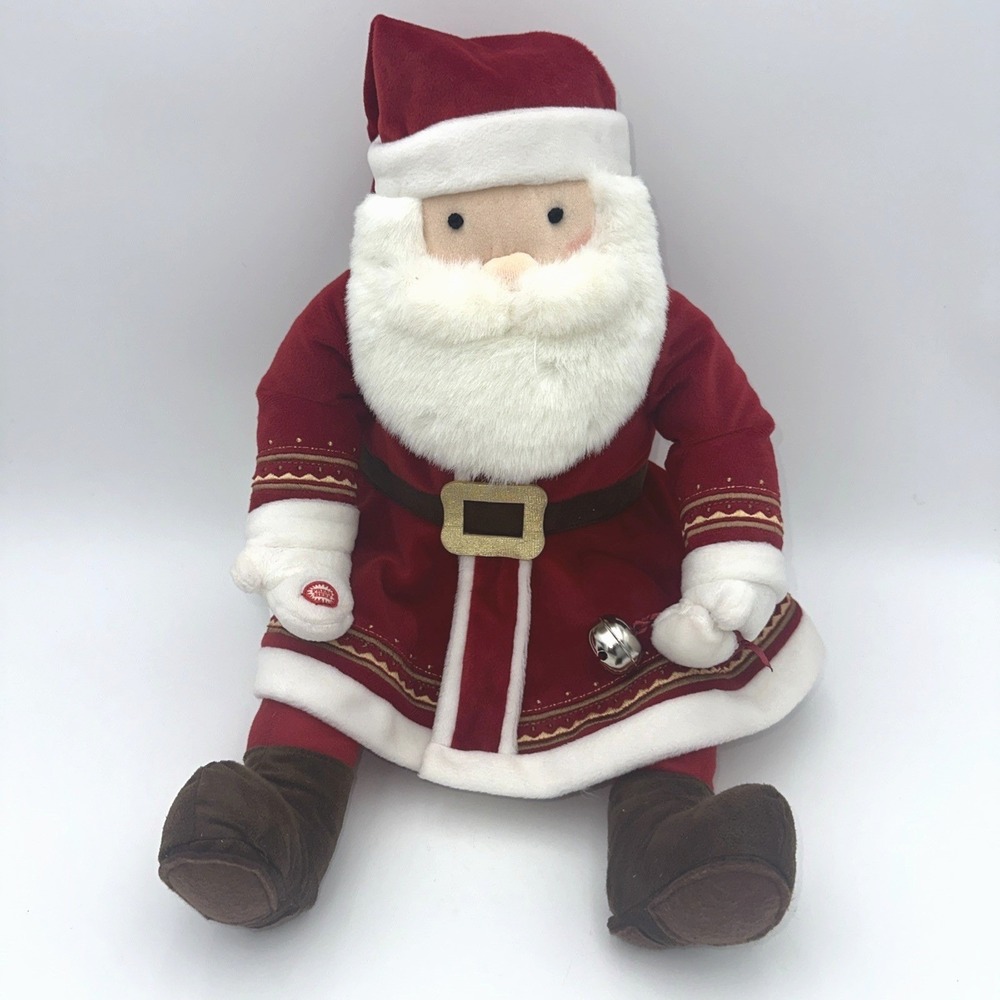 Vintage 2004 Hallmark The Polar Express Talking Santa Claus Plush Tested Works